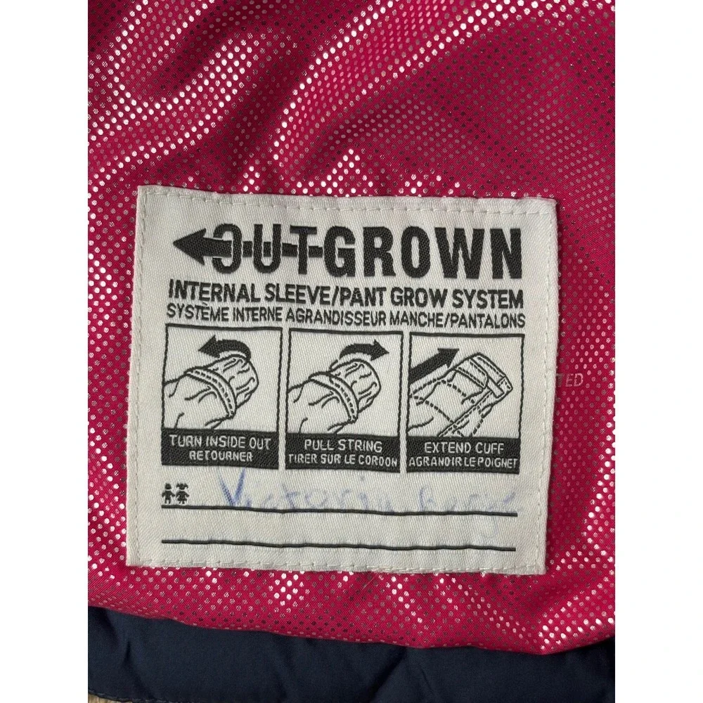 Columbia Omni-Heat Pike Lake Puffer Jacket‎ Youth Size S  Blue Pink Outgrown